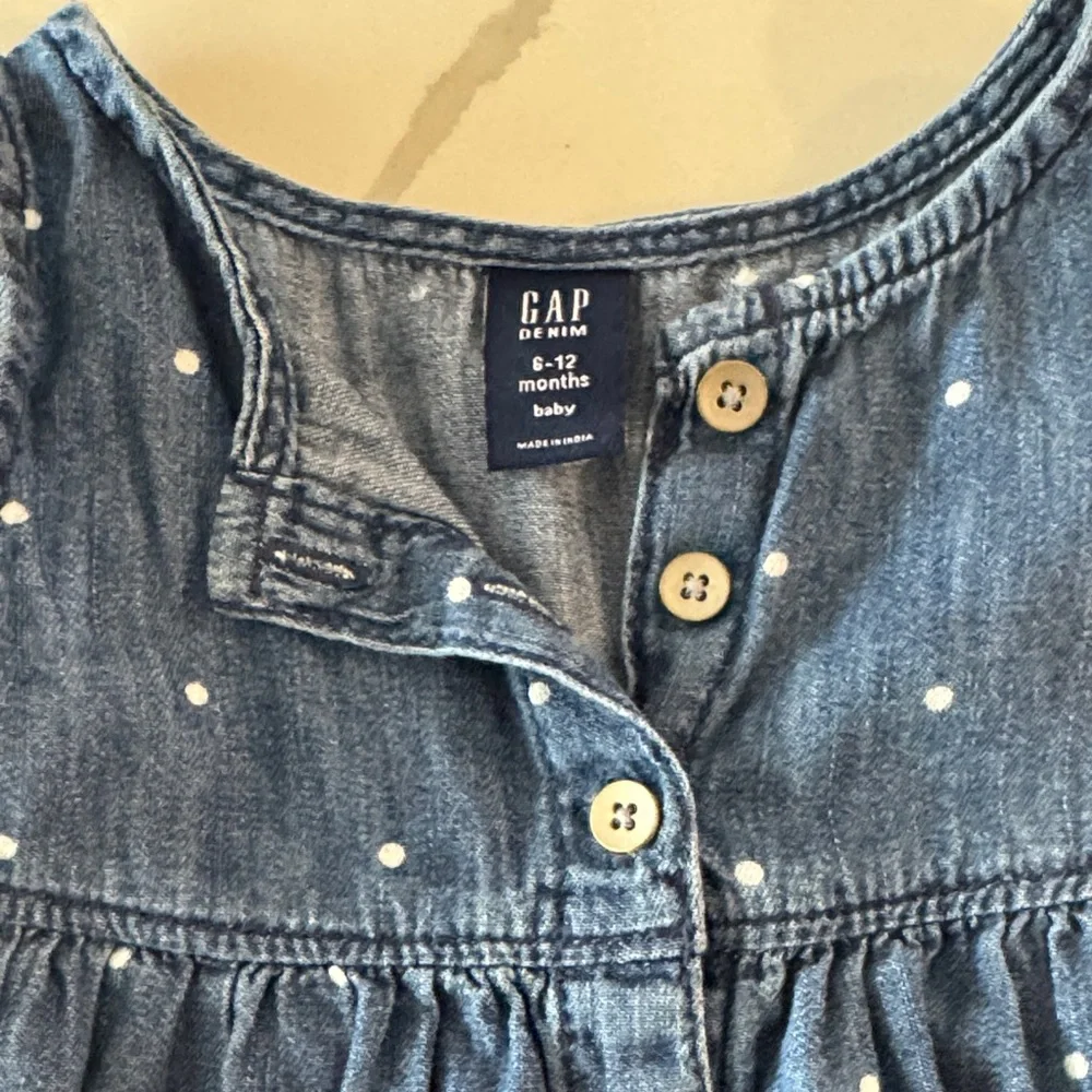 GAP Blue Polka Dot Dress Set for Kids